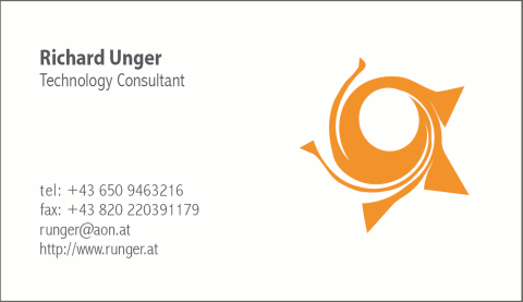 Richard Unger's Visitenkarte